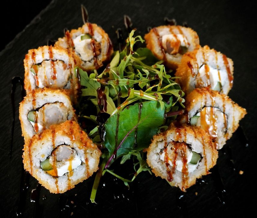 Гранд креветка темпура урамаки