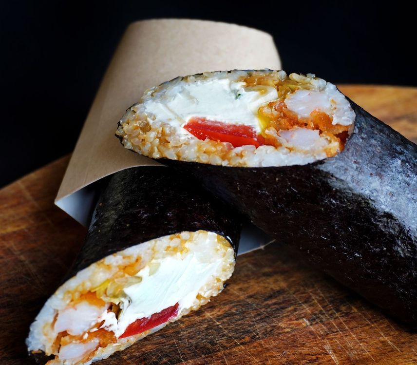 Шауролл с креветкой