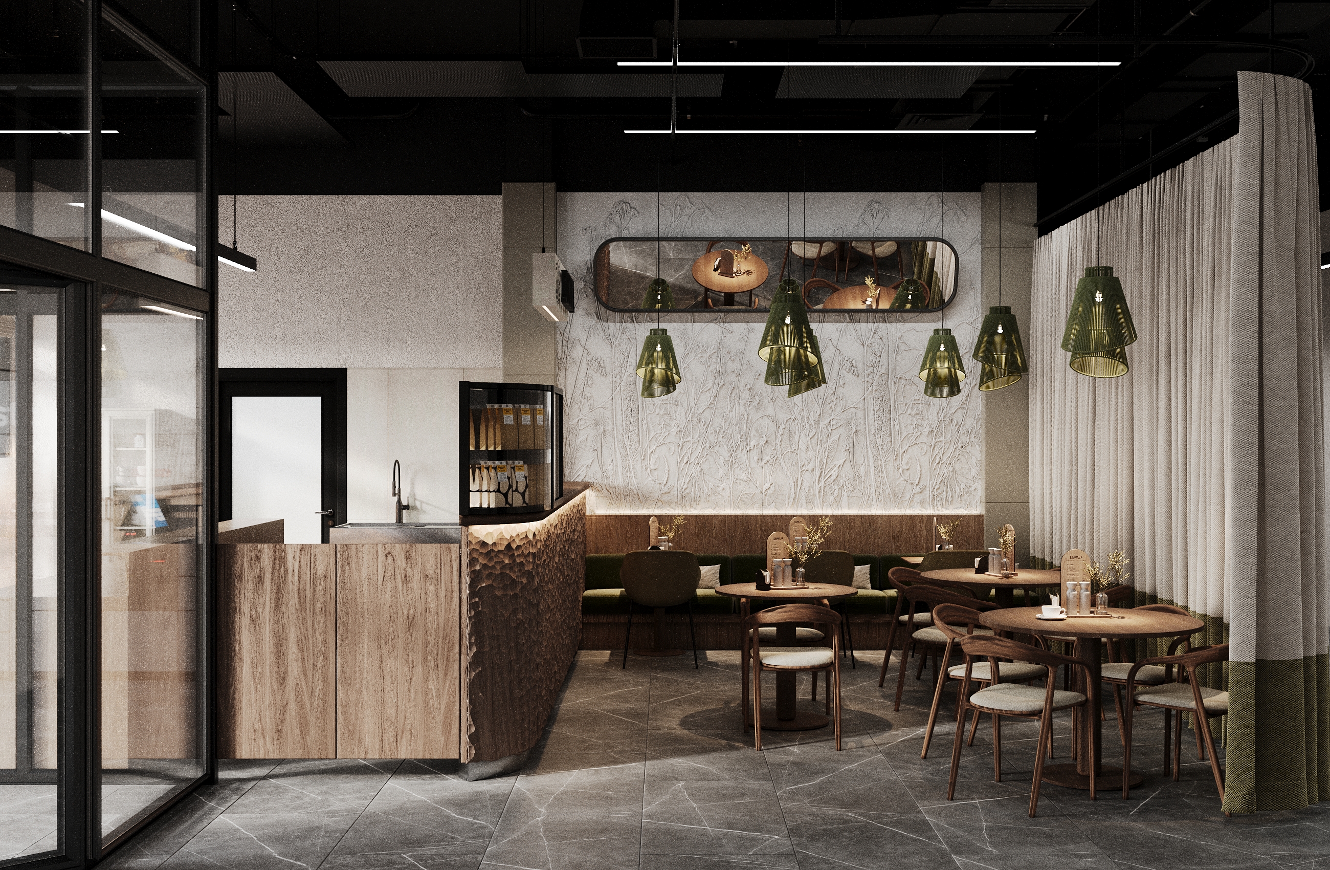 Интерьер ресторана ЛИПА