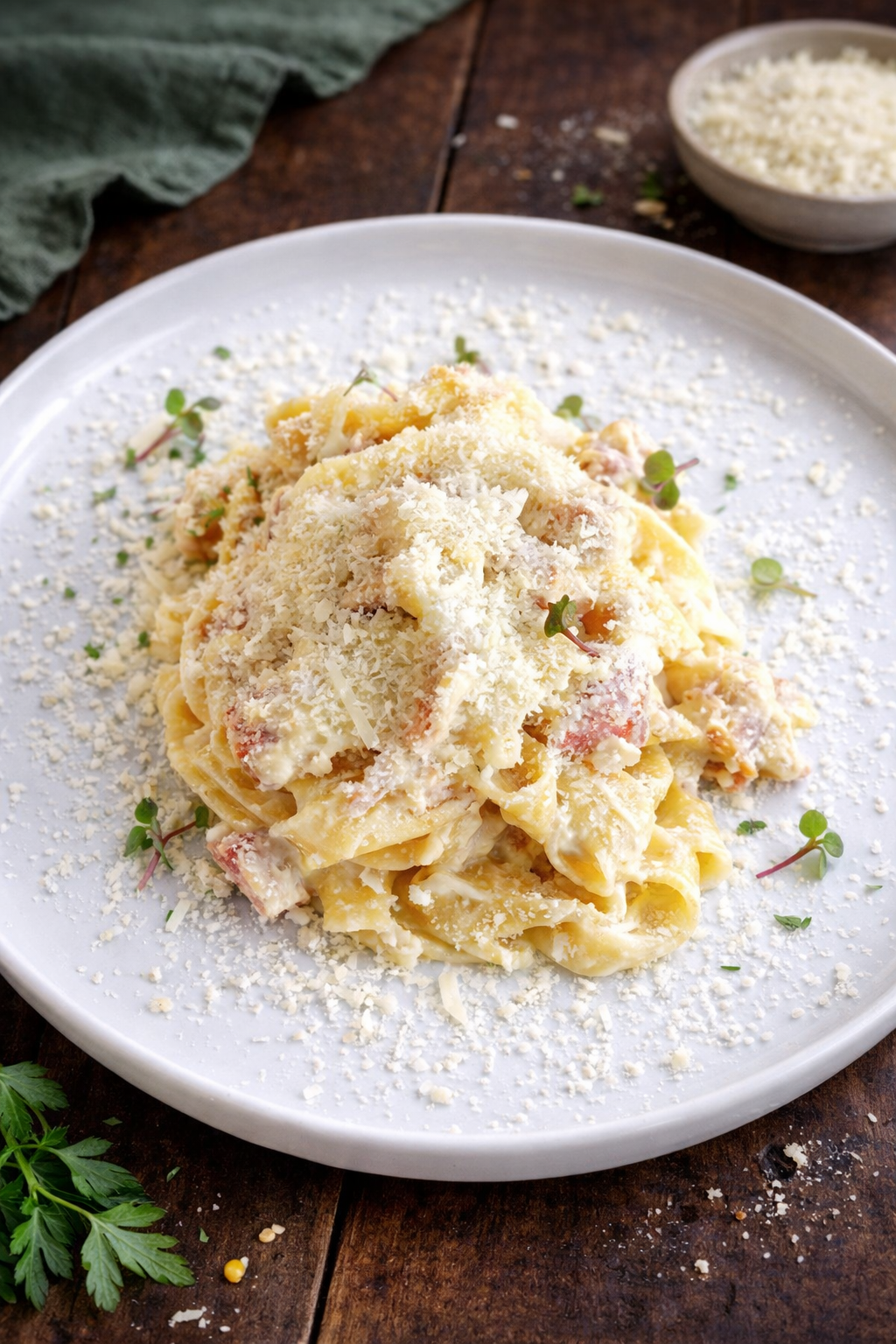 Фетучини Карбонара